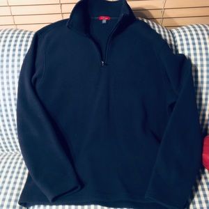 Izod large fleece quarter zip pullover like new